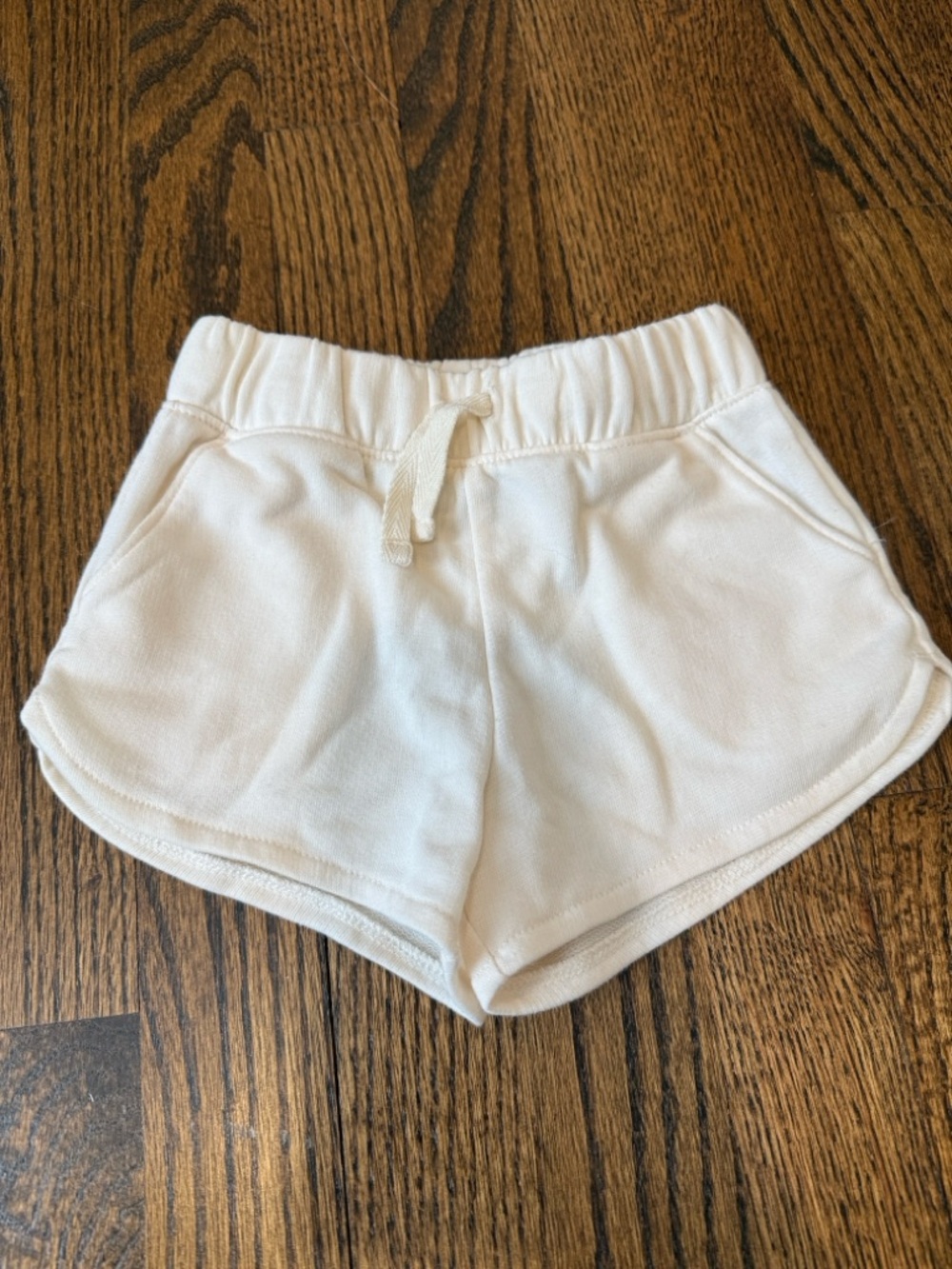 Old Navy Off-White Elastic Waistband Shorts